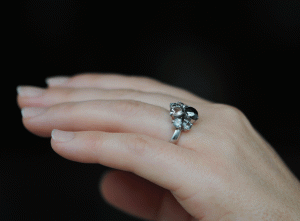 black-diamond-and-sapphire-cluster-ring-in-platinum