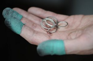 selection of silver bands