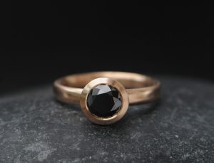 black-diamond-1.5-ct-halo-ring-in-18K-rose-gold-front