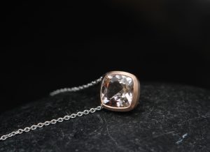 morganite-8mm-cushion-necklace-in-18K-rose-gold-2