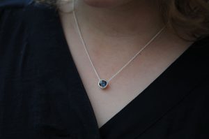 London-blue-topaz-round-pendant-on-neck
