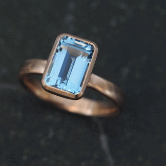 aquamarine-octagon-cut-in-18K-rose-gold