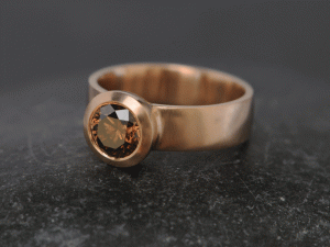 brown-diamond-wide-band-wide-bezel-ring-in-18K-rose-gold