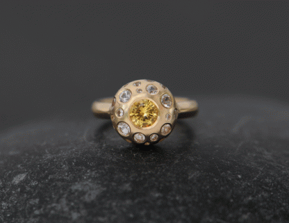 Yellow-sapphire-and-white-diamond-button-ring