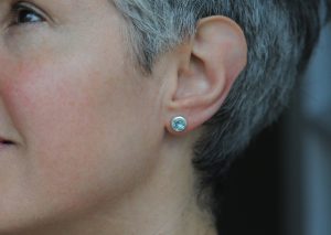 sky blue topaz 7mm stud earrings silver